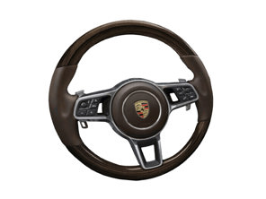Multi-function sports steering in Paldao. Porsche 971 Panamera 2017>> - 971044400, 971044400A34, 971044400OE5, 9710444009J9, 971044400OK6, 9710444008U7